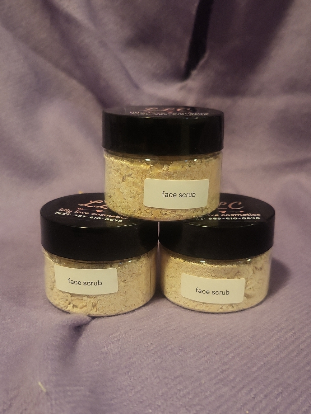 Face Scrub - Cream Exfoliating Powder Handmade Qt 1
